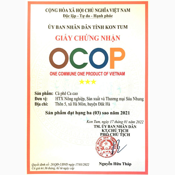 Cà-phê cacao Sáu Nhung