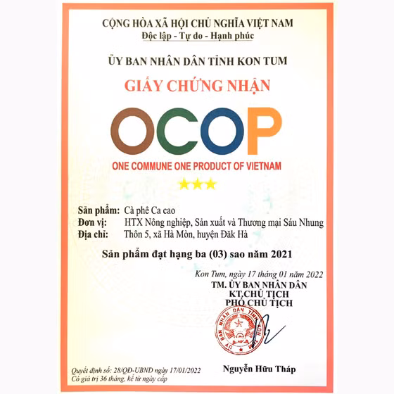 Cà-phê cacao Sáu Nhung