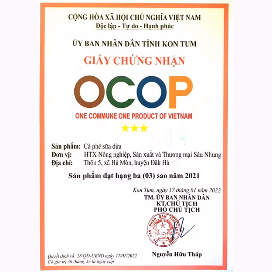 Cà-phê sữa dừa Sáu Nhung