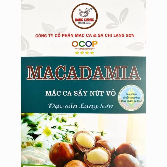 Macca sấy nứt vỏ lọ 