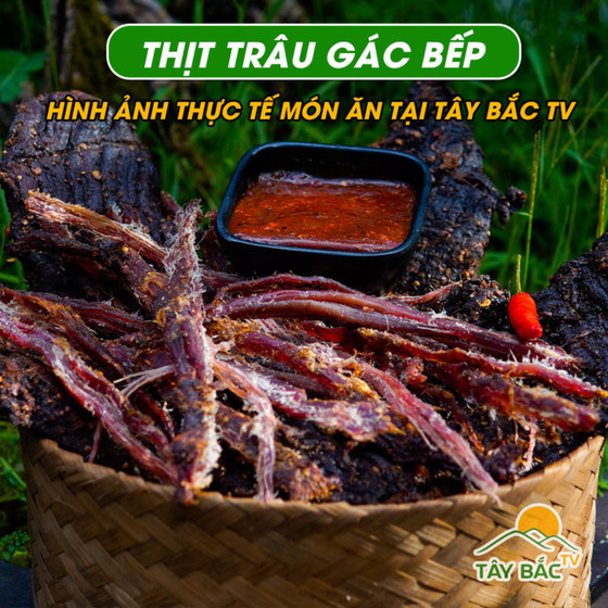 Thịt trâu gác bếp Tây Bắc TV 