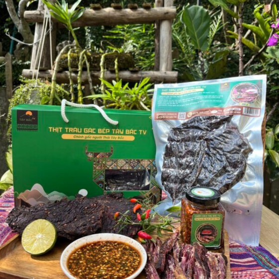 Thịt trâu gác bếp Tây Bắc TV 