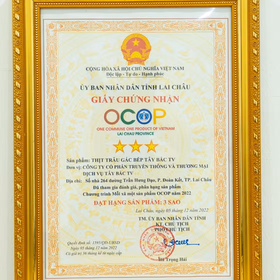 Thịt trâu gác bếp Tây Bắc TV 