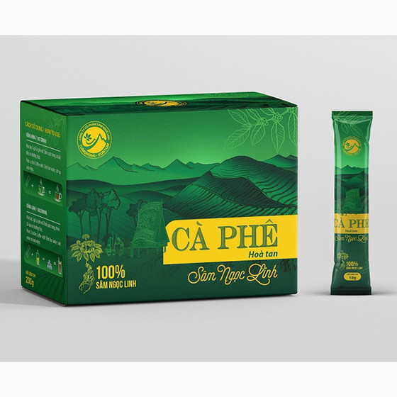 Cà-phê hòa tan sâm Ngọc Linh