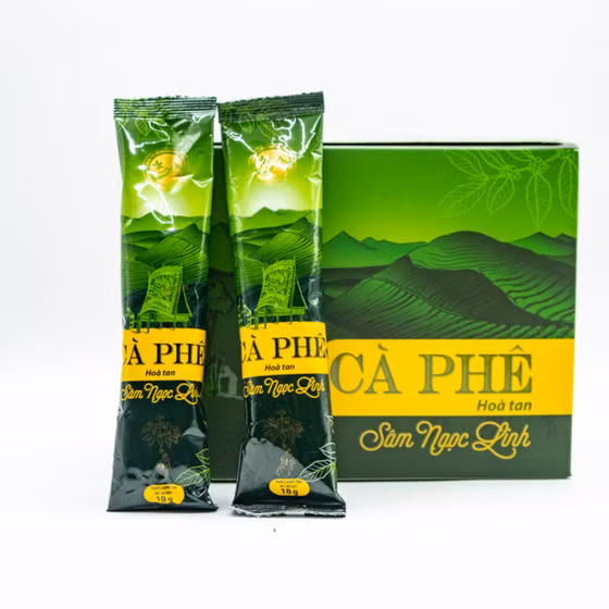 Cà-phê hòa tan sâm Ngọc Linh