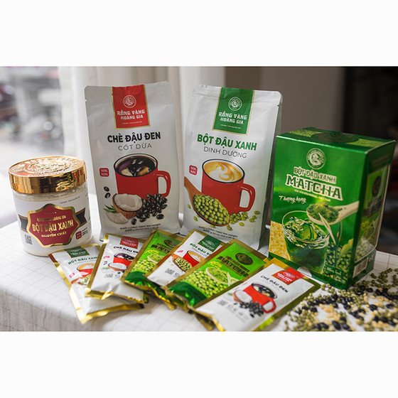 Chè đậu đen cốt dừa Rồng Vàng Hoàng Gia