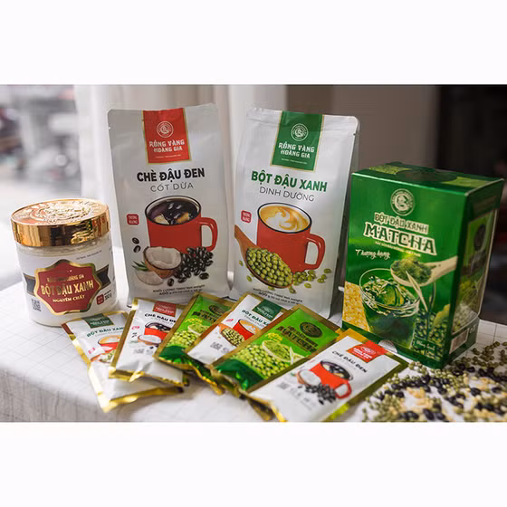 Chè đậu đen cốt dừa Rồng Vàng Hoàng Gia