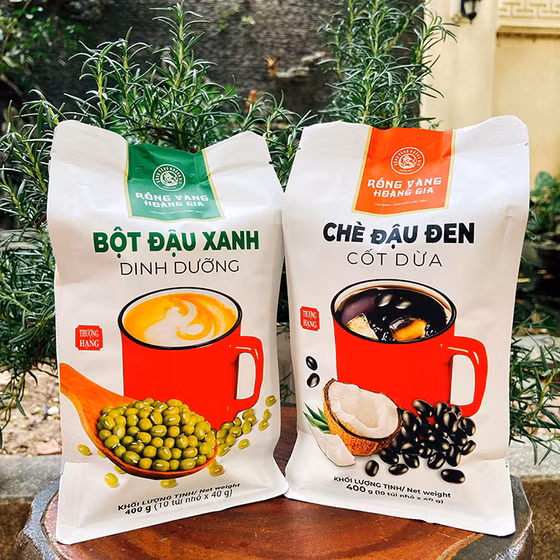 Chè đậu đen cốt dừa Rồng Vàng Hoàng Gia