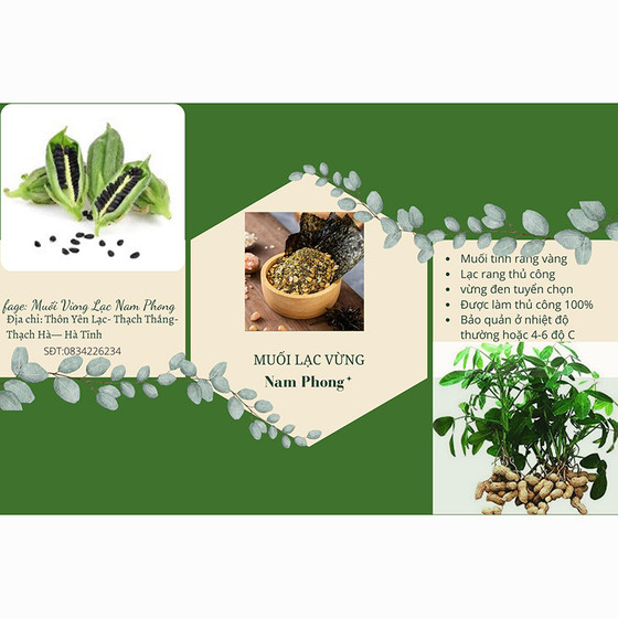 Muối lạc vừng Nam Phong