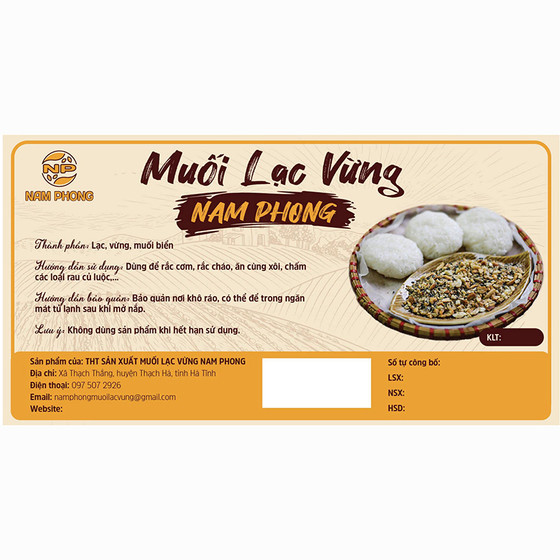 Muối lạc vừng Nam Phong