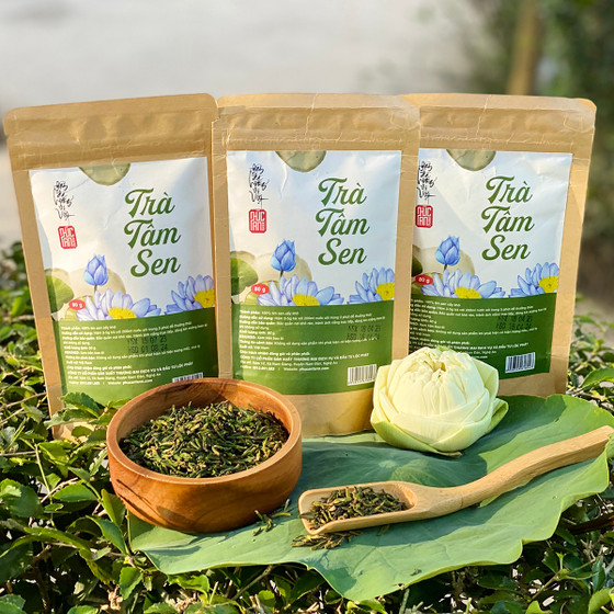 Trà tâm sen Phúc An Farm