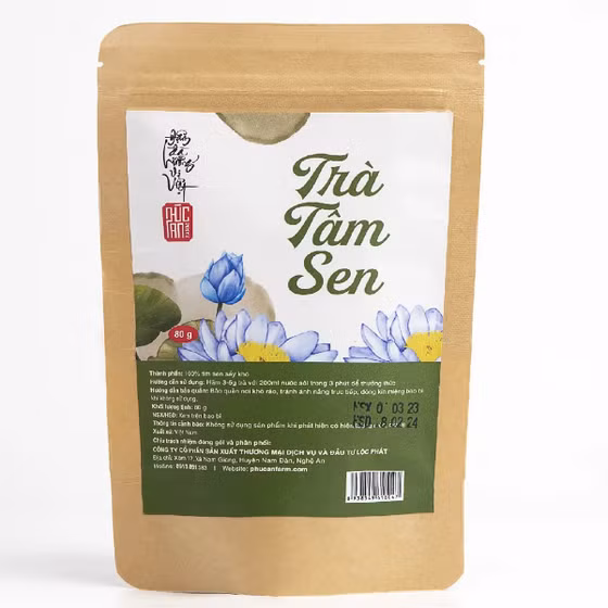 Trà tâm sen Phúc An Farm