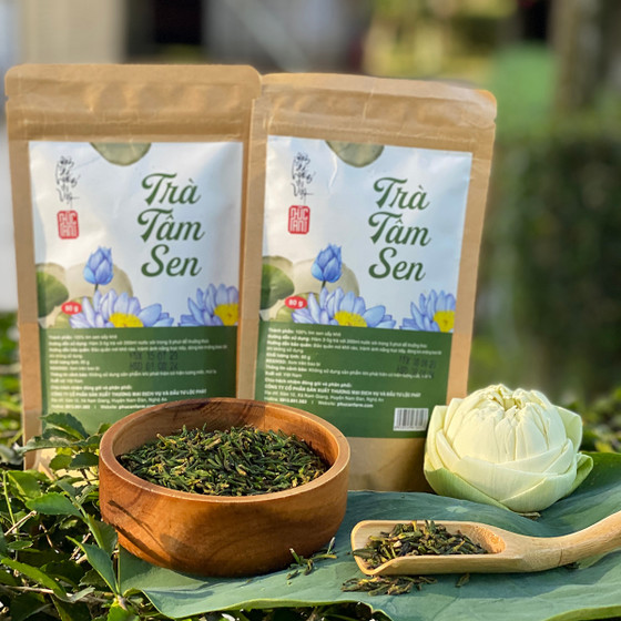 Trà tâm sen Phúc An Farm