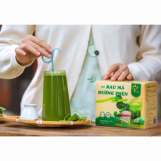 Bột rau má đường phèn Dalat Ichifoods 