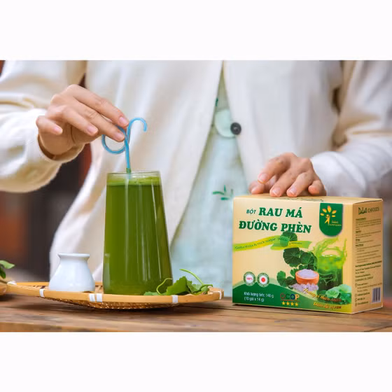 Bột rau má đường phèn Dalat Ichifoods 