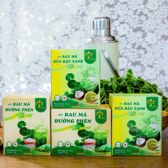 Bột rau má dừa đậu xanh Dalat Ichifoods 