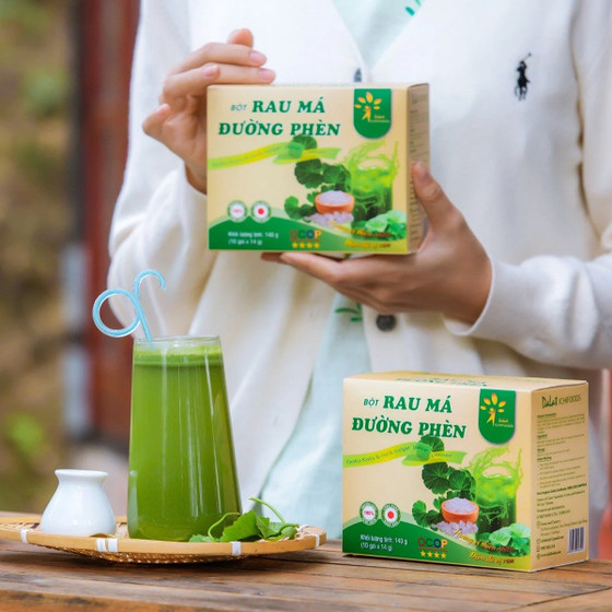Bột rau má đường phèn Dalat Ichifoods 