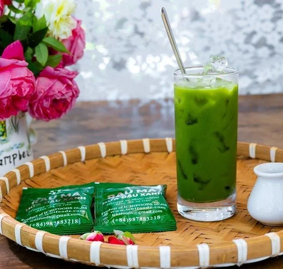 Bột rau má dừa đậu xanh Dalat Ichifoods 