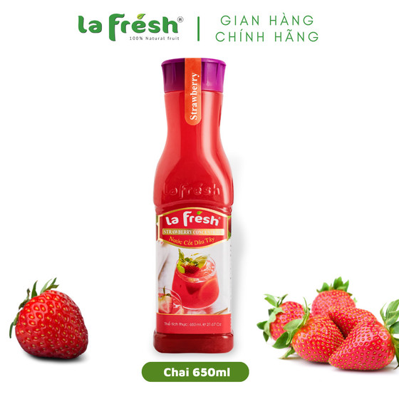 Nước cốt dâu tây La Fresh