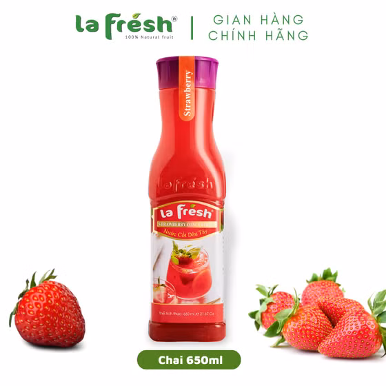 Nước cốt dâu tây La Fresh