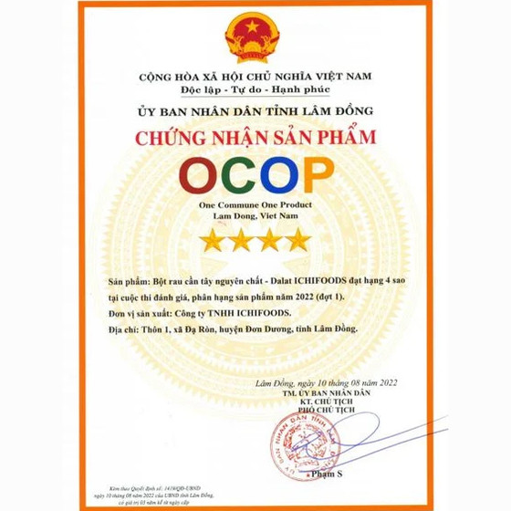 Bột cần tây sấy lạnh nguyên chất Dalat Ichifoods 