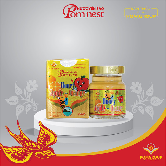 Nước yến sào Pomnest honey apple orange