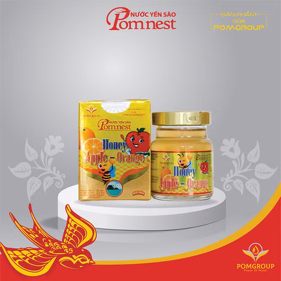 Nước yến sào Pomnest honey apple orange