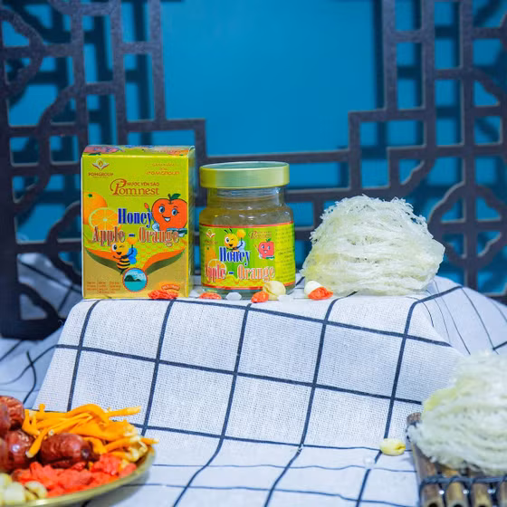 Nước yến sào Pomnest honey apple orange