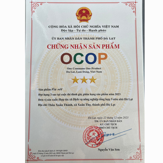 Cà rốt Đà Lạt