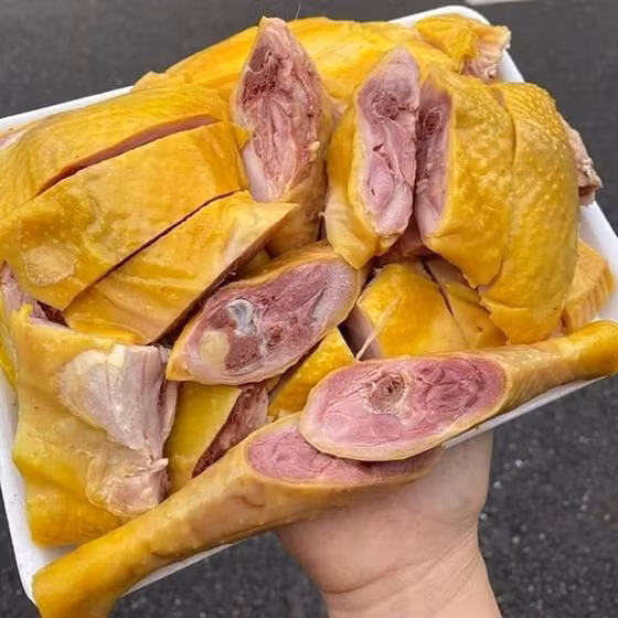 Gà ủ muối hoa tiêu Yên Thế