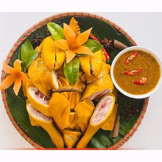 Gà ủ muối hoa tiêu Yên Thế