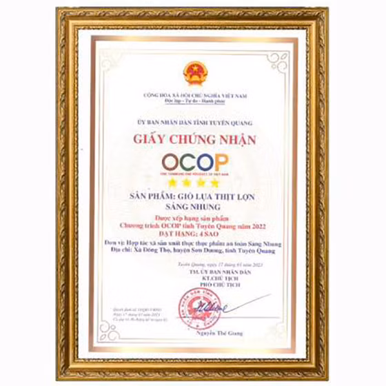  Giò lụa thịt lợn Sáng Nhung