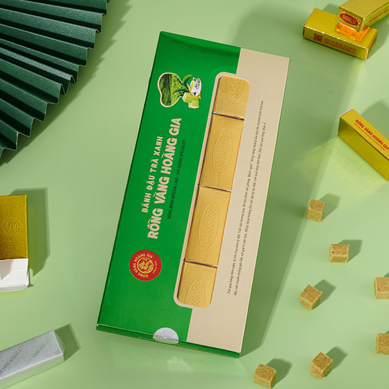 Bánh đậu trà xanh Rồng Vàng Hoàng Gia