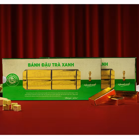 Bánh đậu trà xanh Rồng Vàng Hoàng Gia