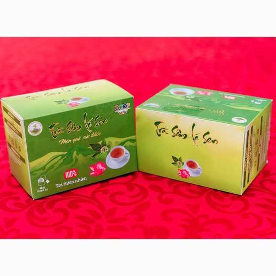 Trà sâm lá sen Lai Châu