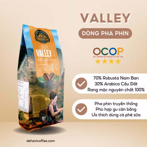 Cà-phê pha phin Dehavi Valley