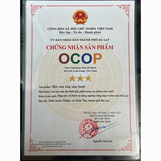 Bột cần tây sấy lạnh