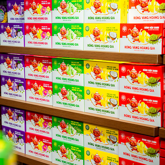 Bánh đậu xanh hương vị dừa Rồng Vàng Hoàng Gia