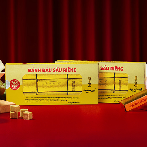 Bánh đậu sầu riêng Rồng Vàng Hoàng Gia