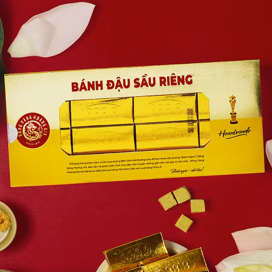 Bánh đậu sầu riêng Rồng Vàng Hoàng Gia
