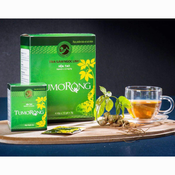 Trà sâm Ngọc Linh hòa tan