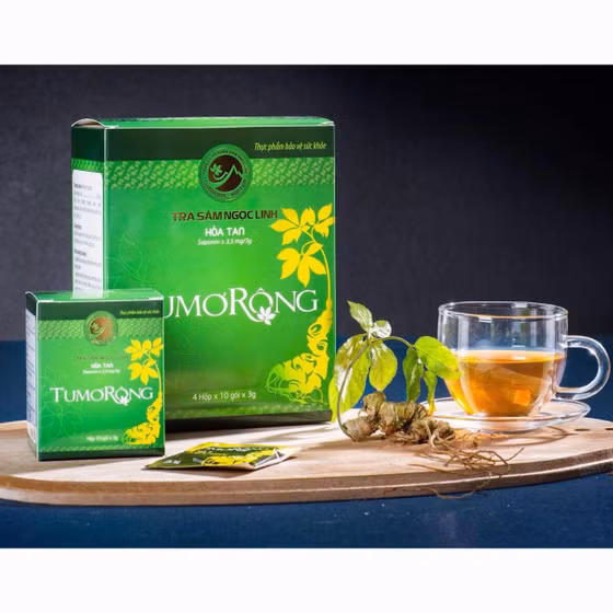Trà sâm Ngọc Linh hòa tan