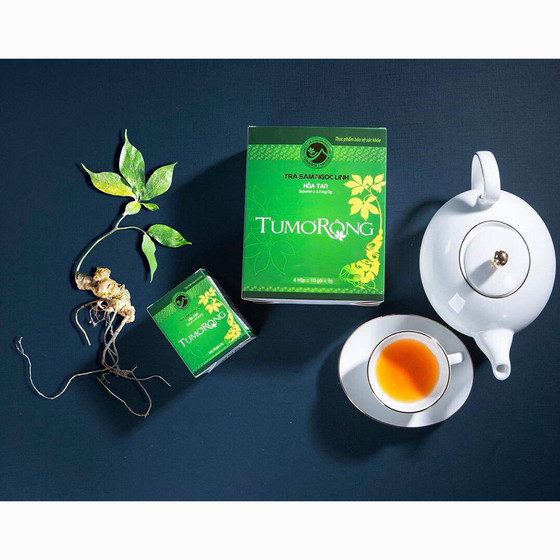 Trà sâm Ngọc Linh hòa tan