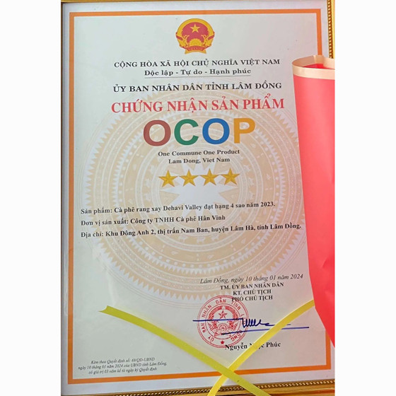 Cà-phê pha phin Dehavi Valley