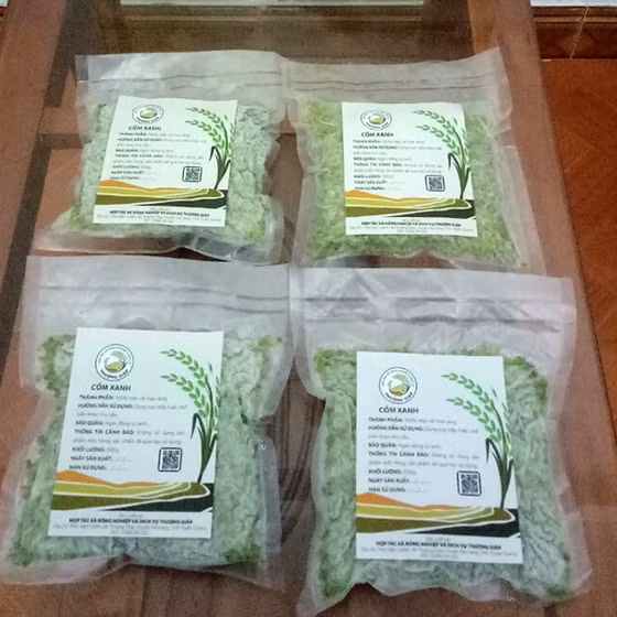 Cốm xanh Thượng Giáp