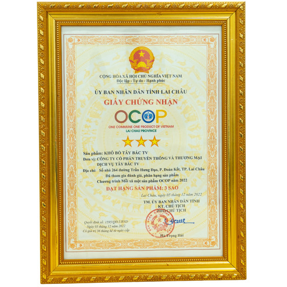 Khô bò Tây Bắc TV