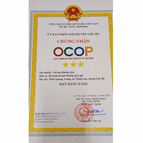 Giò lụa Hường Quý