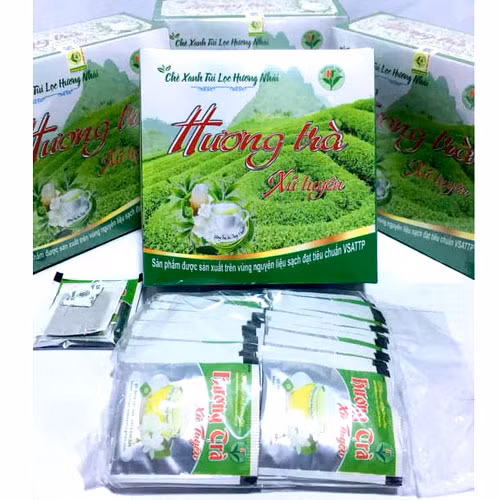 Chè xanh túi lọc hương nhài Hương Trà