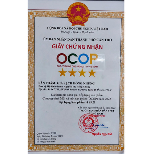 Giá sạch Hồng Nhung