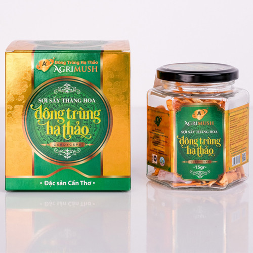 Sợi sấy thăng hoa đông trùng hạ thảo Agrimush